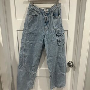Agolde Light Blue Cargo Jeans